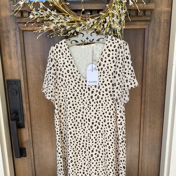 Ellison - NEW  Cheetah dress - Picture 1 of 2